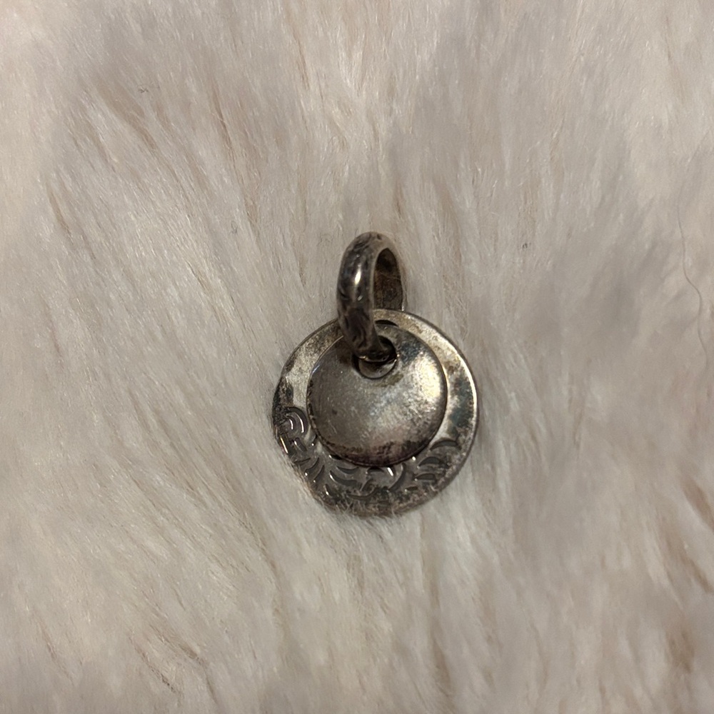 Silpada Sterling Silver Double Disc Pendant - Silver